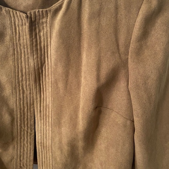 Brown Suede Like Blazer - Picture 5 of 5